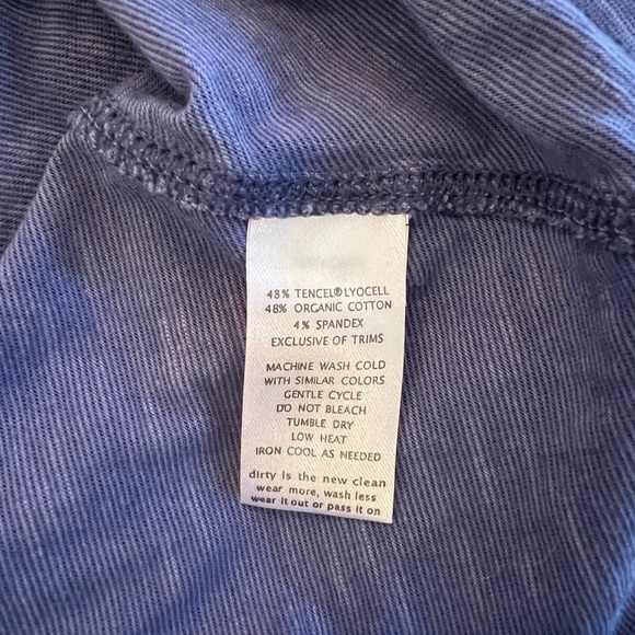 Toad&Co Organic Cotton Blend Blue Dress Size XS - Picture 5 of 11